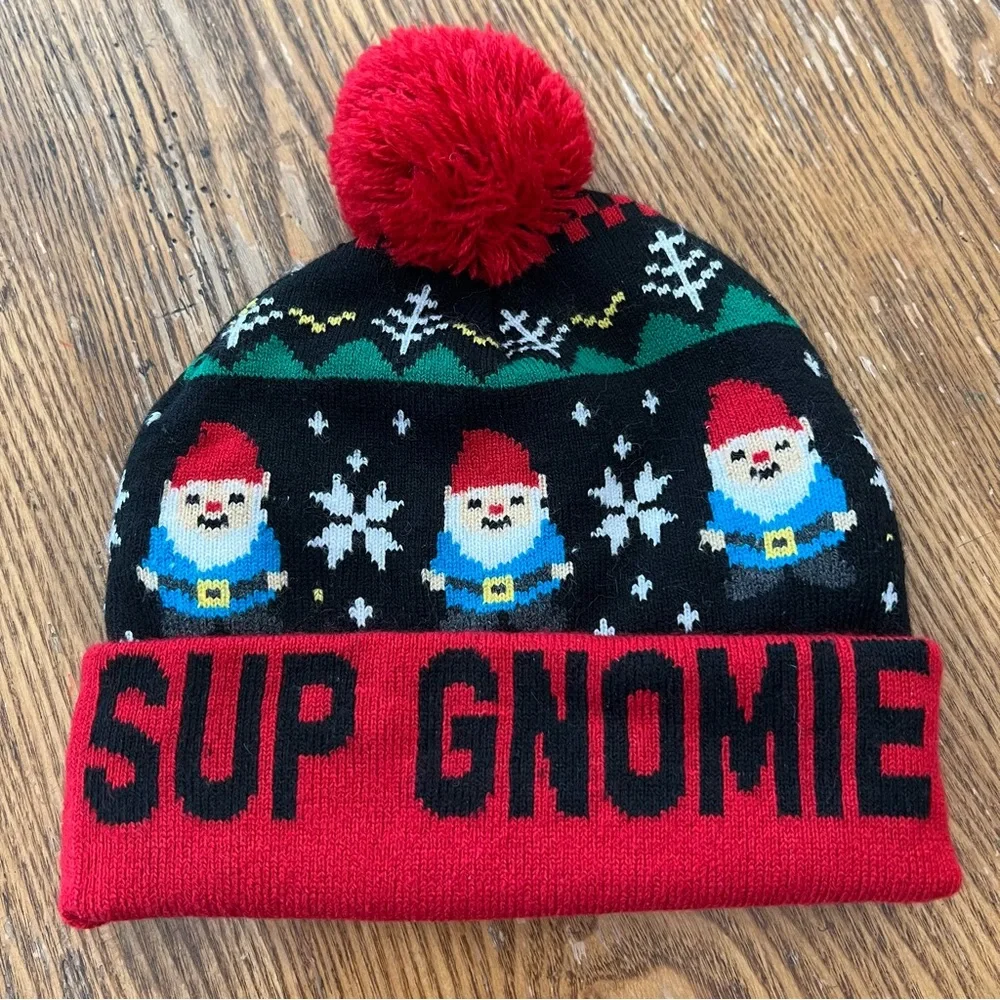 ‘Sup Gnomie Kids Winter Beanie Hat